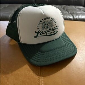Lowerow Customs Green and White Trucker Hat